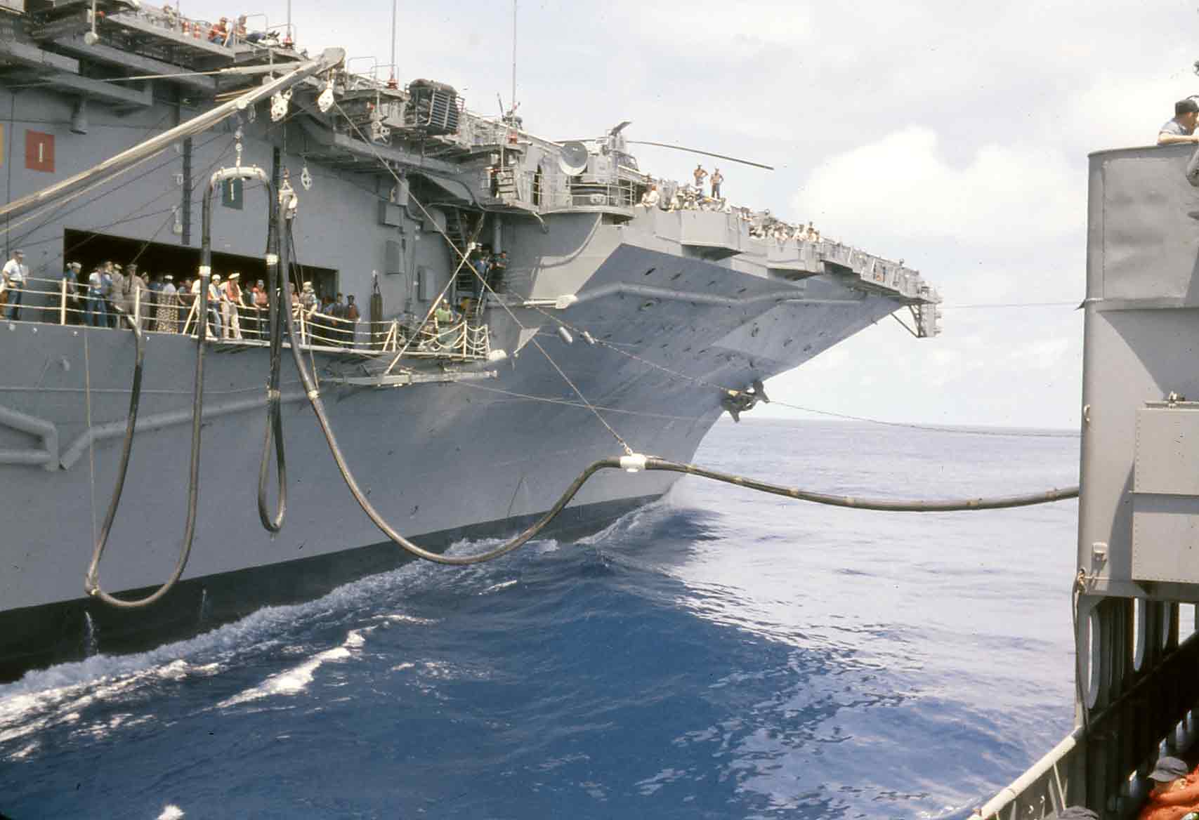 Photo - refueling from USS Wasp