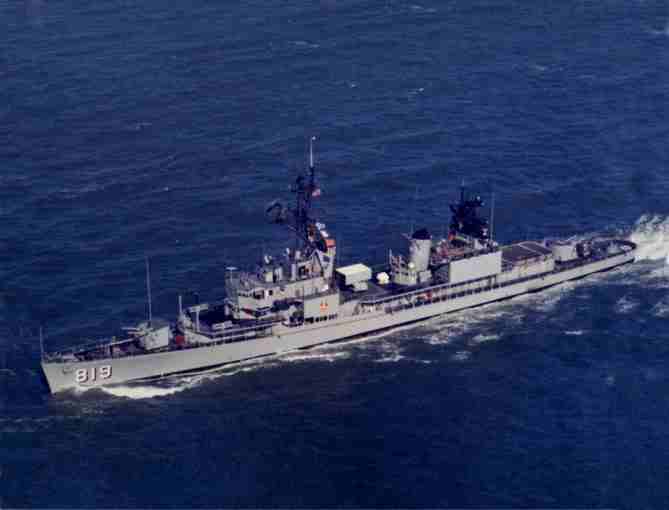 DD-819 USS Holder After FRAM