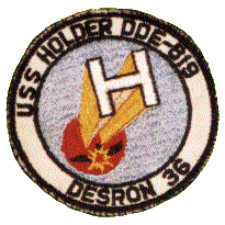 Holder Pathc while in DesRon 36